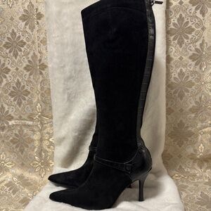 Colin Stuart Kneehigh Suede Boots